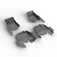 Nouveauté, vente chaude, tapis de sol de voiture de luxe en TPE 5D imperméable, motif diamant, 3,5 mm d'épaisseur, écologique, ensemble complet