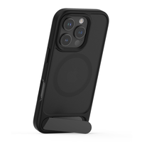 2025 Meilleur vendeur chargeur sans fil magnétique de luxe IPhone16 Pro Max étuis pour téléphone portable avec support en métal invisible et housses de sac