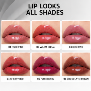 Brillo labial voluminizador natural con diseño de doble punta con efecto de onda de agua 2g para un aspecto natural, marca privada - Product Image 3