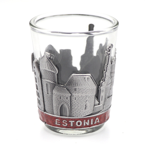 Verre à liqueur Souvenirs Viking de 60ml/2oz à logo personnalisé bon marché verres à liqueur en métal à sublimation 3D - Product Image 4