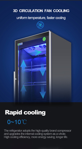 Refrigerador Vertical Comercial de 3 Puertas de Vidrio para Cerveza, Sin Escarcha, con Inversor, para Bares - ¡Gran <span class=keywords><strong>Oferta</strong></span>! - Product Image 2