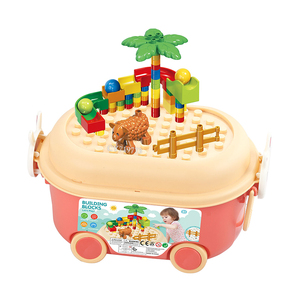 Offre Spéciale bricolage Animal paradis bloc grande particule stockage voiture Puzzle jouets pour enfants - Product Image 3