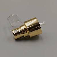 20 Pompe de pulvérisation double en aluminium anodisé demi-bouchon couleur personnalisée pour bouteille
