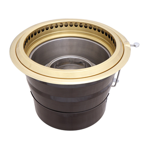 Pinnovo Table coréenne Barbecue Barbecue au charbon de bois Barbecue commercial Barbecue au charbon de bois sans fumée <span class=keywords><strong>Four</strong></span> <span class=keywords><strong>japonais</strong></span> <span class=keywords><strong>Kamado</strong></span> - Product Image 2