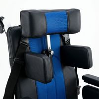 Silla de Ruedas de Rehabilitación Clase I para Niños con Rueda Trasera de 24 Pulgadas, Neumático Sólido Antideslizante, Reposabrazos Desmontable y Soporte de Piernas Ajustable