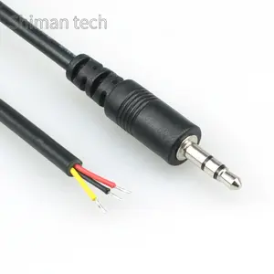 3.5MM jack 1/8 inch TRS Stereo Cable to open wire