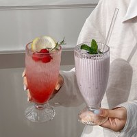 Hotselling zomerse sapglas, hoogwaardig drinkglas voor thuis, melkthee, fruitthee, koude dranken, cocktailglas voor café, dagelijks gebruik