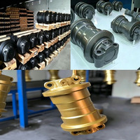 Roue de support de chenille d'excavatrice, roue de fond de chenille pour Doosan Caterpillar Komatsu Hyundai