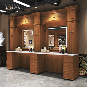 ชุดเฟอร์นิเจอร์ร้านตัดผมสไตล์อินดัสเทรียล <span class=keywords><strong>YADA</strong></span> แบบพับได้ ทำจากไม้ อุปกรณ์ร้านเสริมสวยสำหรับโรงแรมและร้านตัดผมในเมือง ใช้ในเชิงพาณิชย์ - Product Image 6