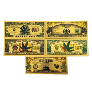 2026 Nice America sun hemp bankbiljetten in 24K verguld goud voor verzameling - Product Image 1