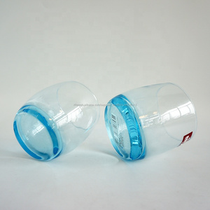10oz best selling glasses high <span class=keywords><strong>ball</strong></span> translucent purple and blue glass for daily use - Product Image 4
