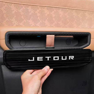 Kit d'installation de garnitures de protection extérieures en acier inoxydable noir mat pour Jetour Traveller T2 - Product Image 3