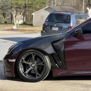 2008-2013 Infiniti G37 2-türiges Coupé Carbon-belüfteter Front kotflügel Exklusive Auto kotflügel - Product Image 2