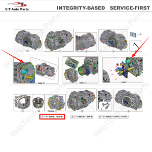 Caja de Cambios Mecanizada de Precisión SAP para <span class=keywords><strong>Ferrari</strong></span> <span class=keywords><strong>458</strong></span> California FF OEM 70004180/70004243/70004006/70004193 Pieza Original Nueva Genuina - Product Image 6
