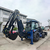Backhoe Loader dengan Pengujian Pra-Pengiriman yang Terverifikasi dan Laporan Inspeksi Mesin Resmi retroescabdora cat retro escabadora