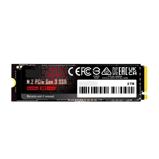 2TB NVMe Gen4 PCIe M.2 SSD Gen3x4 R/W up to 5000/4,800MB/s Internal Solid State Drive 8MB Cache 2.5" Size SSDPEKNU020TZX