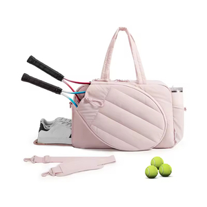 Bolsa de Raquetas de Pickleball Acolchada Personalizada, Bolsa de Transporte para Raquetas de Tenis, de Gran Capacidad, para Viajes <span class=keywords><strong>al</strong></span> Aire Libre y Gimnasio, con Soporte para Raquetas - Product Image 1
