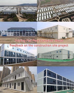 Casa Contenedor Plegable de 20 Pies para Campamento Petrolero con Escalera en el Techo y Barandilla, Villa Modular Prefabricada, Unidad de Vivienda Portátil, Casa Pequeña - Product Image 6