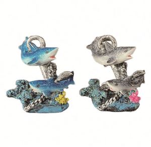 Décoration Série Océan, Dauphins Mère et Enfant Jouant, Décoration Intérieure Élégante - Product Image 4