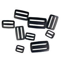 Nouvelle conception écologique noir réglable plastictri glide sangle échelle cliquet ceinture sangle sangle boucle de verrouillage