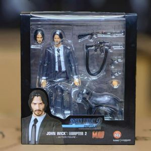 MAFEX085 John Wick Action Figure Personalizzata in Vinile, Modellino in PVC, Giocattolo Decorativo Articolato, Regalo a Tema <span class=keywords><strong>Film</strong></span> e TV per Ragazzi - Product Image 1