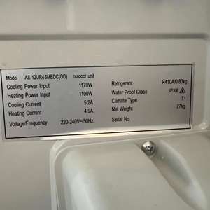 1 tonne 2 tonnes HISENSE Split Wall Inverter Climatiseur Refroidissement et chauffage Système vert basse énergie US Ghana Afrca - Product Image 5