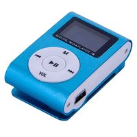 Prix d'usine Mini Clip Portable en aluminium Écran LCD MP3 avec fente pour carte Lecteur MP3