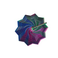 Jouet de puzzle pliable anti-stress imprimé en 3D, illusion d'optique étoile, tour de radis polygonale en spirale, design personnalisable pour enfants