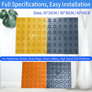 Dalles de pavage tactiles imperméables de haute qualité Duonik 30*30cm pour les sites d'installations de divertissement - Product Image 5