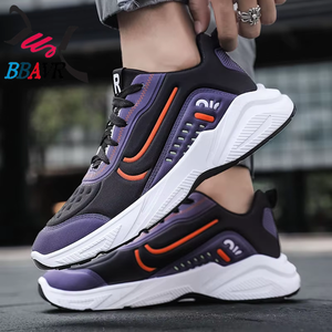 Nuevos Zapatos Deportivos Casuales para Hombre con Punta Redonda y Suela Gruesa de Plataforma Baja - Product Image 1