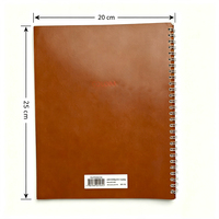 Cuaderno Espiral de Doble Alambre Personalizado de 250x200 mm con Cubierta Impresa a Color y Páginas Rayadas