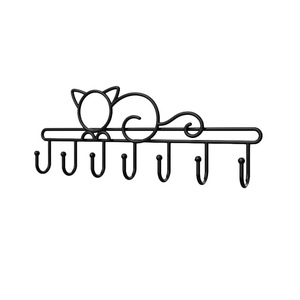 Wall Mounted Bird Shape Coat Rack With <b>Hooks</b> Nail Free For Entryway Storage Organizer - Product Image 5