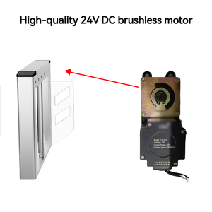 Lector de código QR de puerta de barrera oscilante a prueba de lluvia para exteriores rápido con acero inoxidable IP54 utilizado en parques y pasadizos de construcción - Product Image 2