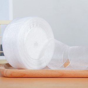 Offerta Speciale: Nastro in Organza Colorato a Doppia Faccia di Alta Qualità, 40mm, 50 Iarde/Rotolo per Fiori, Accessori per Capelli e Cappelli - Product Image 5