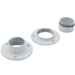 White 3 mm Tube Holder 25 <b>Hardware</b> Product - Product Image 1