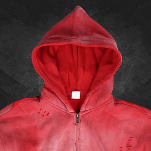 कस्टम विंटेज कटा हुआ कट और सीडब्ल्यू हूडी हेवीवेट सूर्य के साथ फीडिंग पुरुषों की गुंडागर्दी - Product Image 4