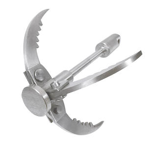 Crochet de grimpement en acier inoxydable pliable <span class=keywords><strong>à</strong></span> 3 griffes pour la survie, <span class=keywords><strong>l</strong></span>'escalade, le tirage de branches d'arbres, crochet de grimpement pour la <span class=keywords><strong>pêche</strong></span> magnétique - Product Image 5