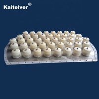 Plateau à bulles, tour de cuivre métallique en acier inoxydable pour colonnes de distillation