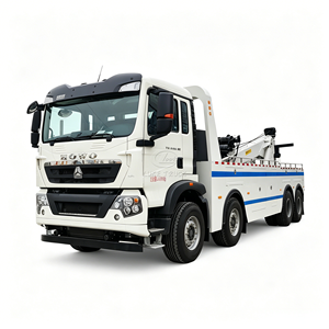 Camion de dépannage intégré Sinotruk HOWO 8x4 avec grue de remorquage – Véhicule de récupération robuste et fiable de 80 tonnes - Product Image 1