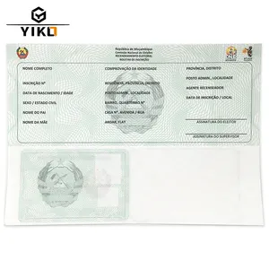High-End Certificate Paper Security Printing Ticket Watermark Paper Security Paper With Uv Invisible Fiber