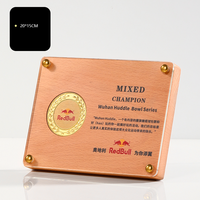 Nouvelle plaque de certificat en bois or personnalisée Médaille Award UV Printing Business Brand Honor Plaque pour la décoration de bureau