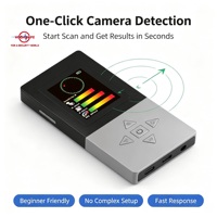 Détecteur de caméra double mode Vodasafe, vision nocturne infrarouge et détecteur de micros espions à lentille optique