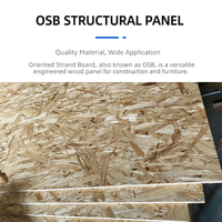 Panneaux muraux en OSB (Oriented Strand Board) EO Pine de 9 à 18 mm, Grade I, pour villas en acier léger - Vente en gros