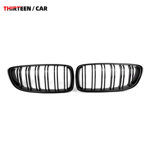 <span class=keywords><strong>4</strong></span> <span class=keywords><strong>serie</strong></span> F32 Coupe F33 convertibile F36 Gran coupé doppia stecca prereg in fibra di carbonio griglia anteriore 2014-2020 - Product Image 1