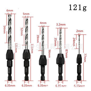 Juego de Brocas Helicoidales Mr Drill, 2, 3.2, 4, 5, 6.0 mm, Vástago Hexagonal, Cambio Rápido, para Perforación de Metal - Product Image 2