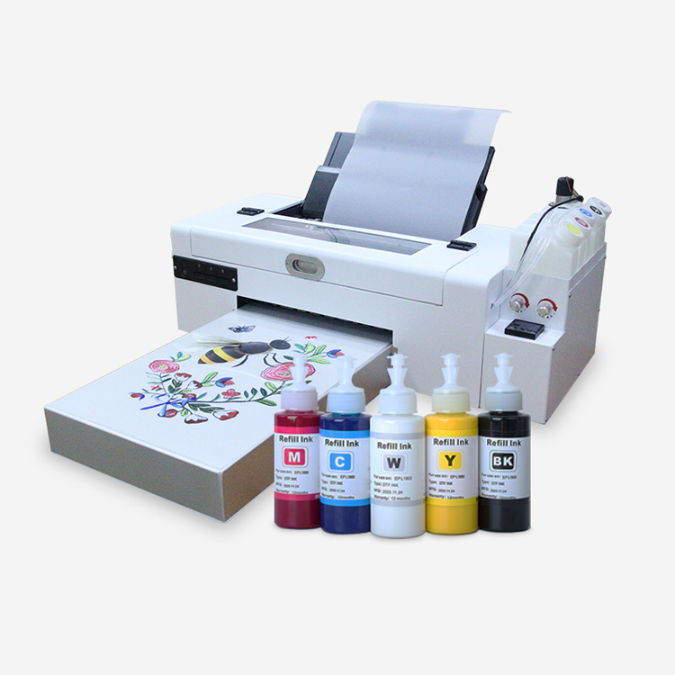 Новое поступление 2022, настольный принтер DTF, принтер dtf a3 с печатной головкой l1800 и улучшенной системой циркуляции чернил DTF