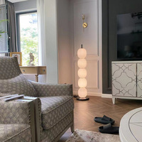 Lampadaire LED design créatif en forme de calebasse, style nordique, luxe léger, pour salon, bureau, chambre d'hôtes et chambre à coucher
