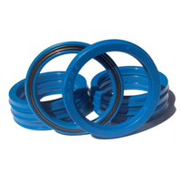 Joint hydraulique ZHIDE US MPS étanchéité renforcée U CUP U + S avec joint torique X anneau PU + NBR 50X60X12 70x80x7