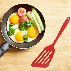 Silicone Slotted Flipper Turner Non Stick Spatula Slotted Cooking Spoon for Frying <b>Eggs</b> <b>Pan</b> Cooking - Product Image 1