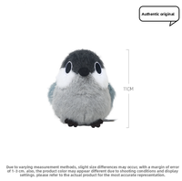 Jouet en peluche mignon, famille d'oiseaux colorés, peluche douce et moelleuse, jouet d'oiseau vibrant, animal en peluche pour enfants, décoration de la maison, cadeaux d'anniversaire